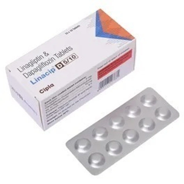 CIPLA LTD. Linacip D 5/10Mgtab (10 Tab)