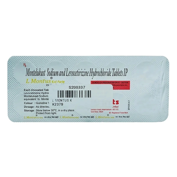 FOURRTS L Montus Kid Forte Tab (10 Tab)