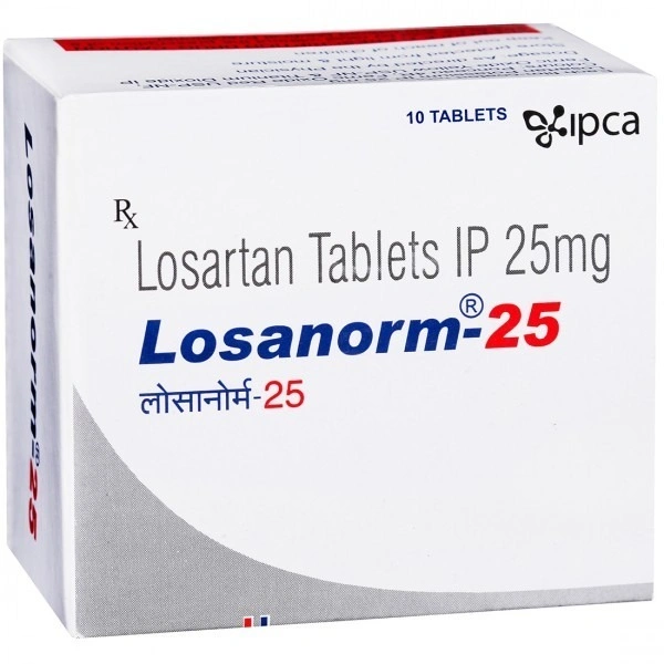 IPCA LABORATORIES Losanorm 25Mgtab (10 Tab)