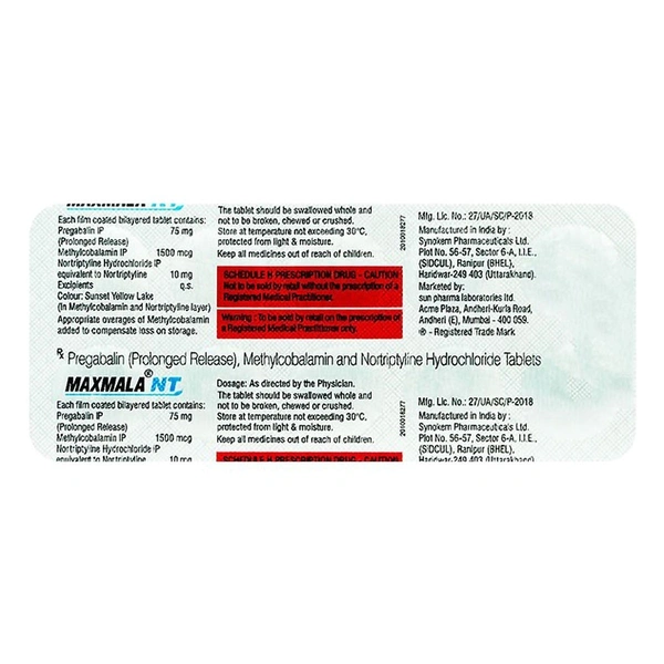 SUN PHARMA Maxmala Nt Tab (10 Tab)