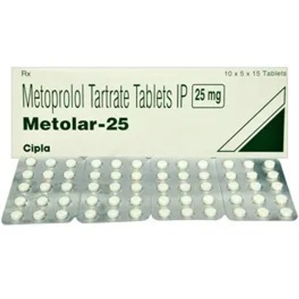 CIPLA LTD. Metolar 25Mgtab (15 Tab)
