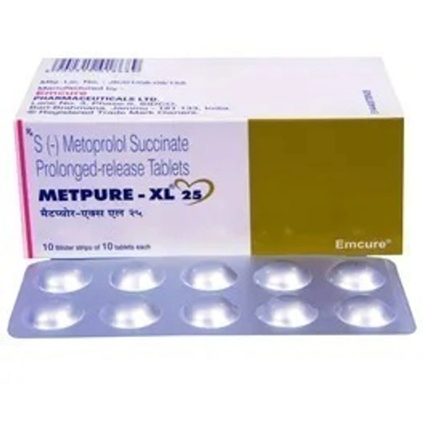 EMCURE PHARMACEUTICALS Metpure Xl 25Mgtab (10 Tab)