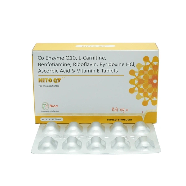 BION THERAPUTICS PVT .LTD Mito Q7 Tab (10 Tab)