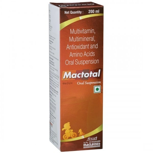 MACLEODS PHARMACEUTICALS Mactotal Syrup (200 Ml)