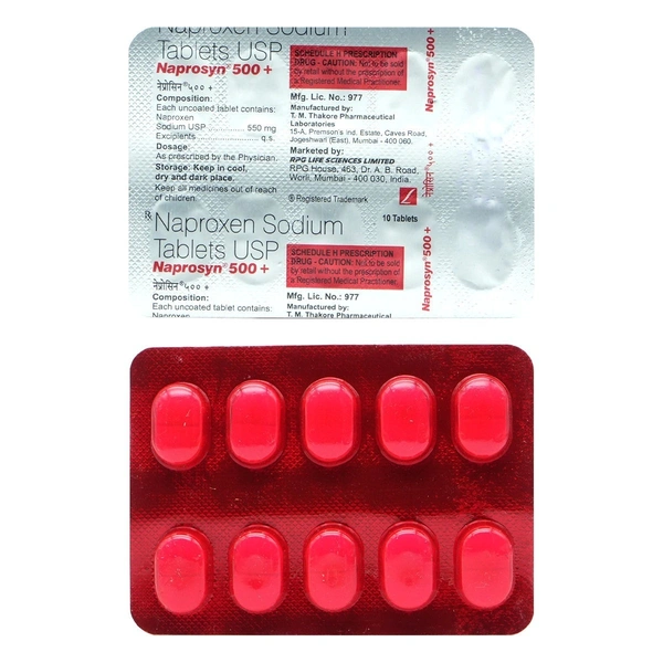 RPG LIFE SCIENCES LTD Naprosyn 500Mg tab (15 Tab)