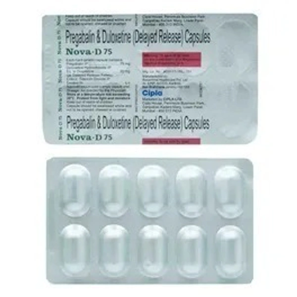 CIPLA LTD. Nova D 75/20Mg Cap (10 Cap)