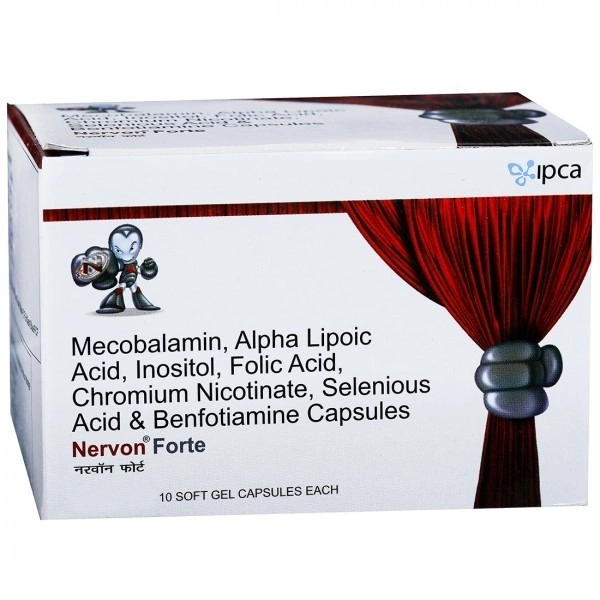 IPCA LABORATORIES Nervon-Forte Cap (10 Cap)