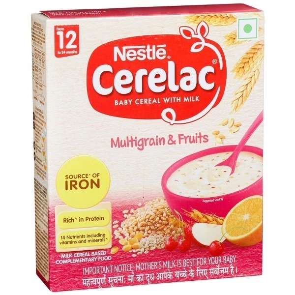 NESTLE Cerelac 12 (Multigrain Fruits) 12 to 24 Months 300 g