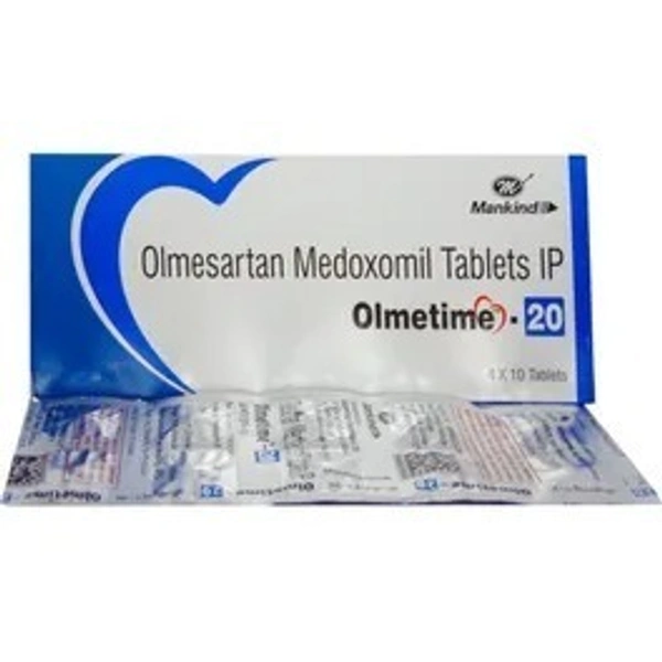 MANKIND PHARMA Olmetime 20Mgtab (10 Tab)