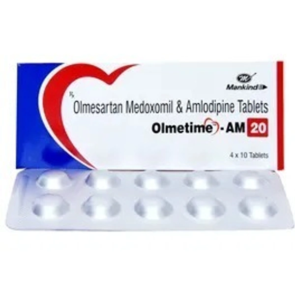 MANKIND PHARMA Olmetime Am 20Mgtab (10 Tab)