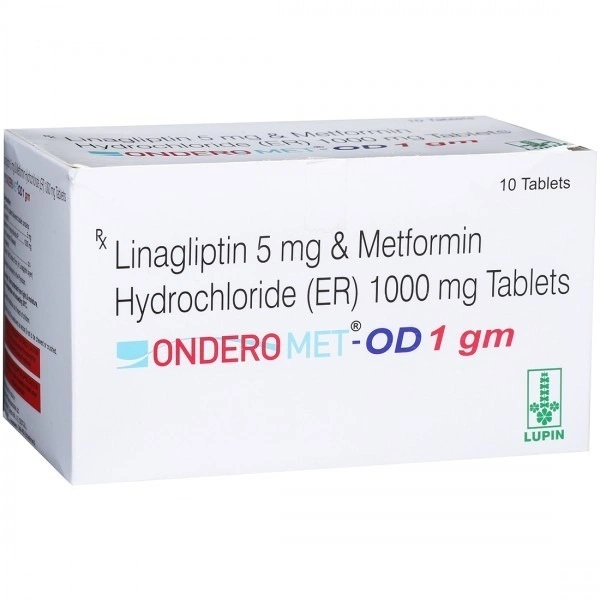 LUPIN Ondero Met Od 1Gm Tab (10 Tab)