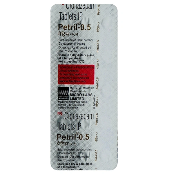 MICRO LABS Petril 0.5Mgtab (10 Tab)