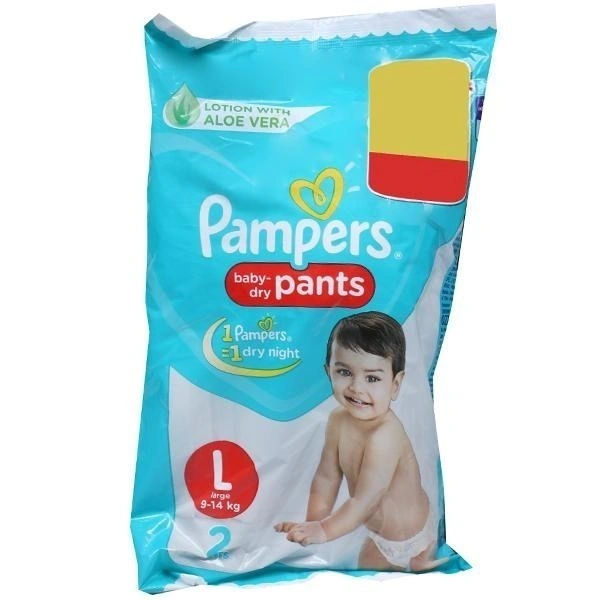 COSMETICS ITEMS Pampers Large 2S