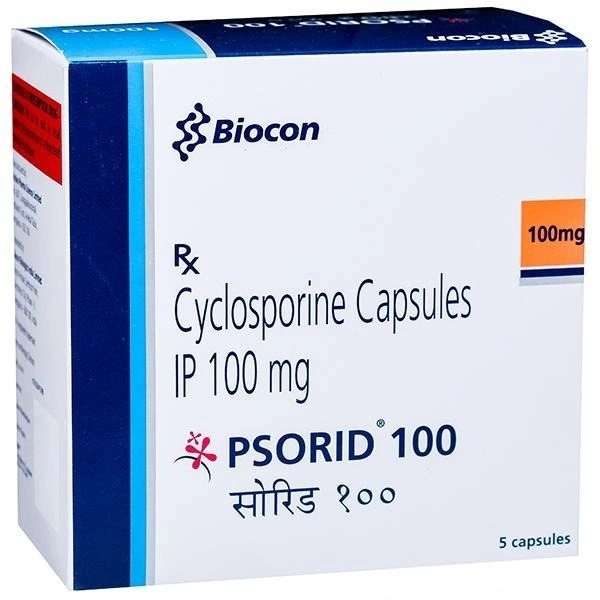 ERIS LIFESCIENCES PVT.LTD. Psorid 100 Mg Cap (5 Cap)