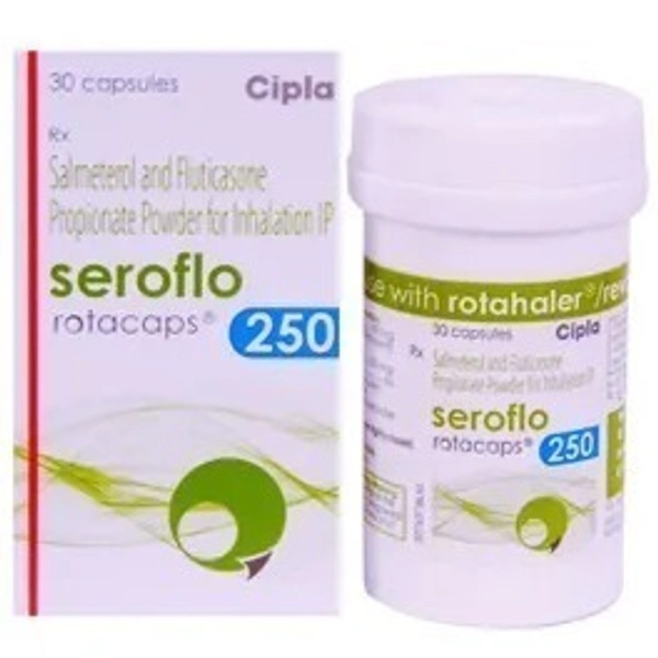 CIPLA LTD. Seroflo 250 Rotacaps (30 Cap)