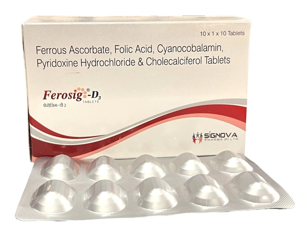 SIGNOVA PHARMA PVT.LTD Ferosig D3 Tab (10 Tab)