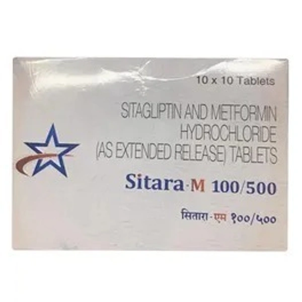 INTAS PHARMACEUTICALS LTD. Sitara M 100/500Mg Tab (10 Tab)
