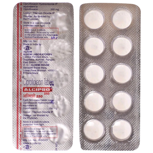 Alcipro 250mg Tab(10Tab)