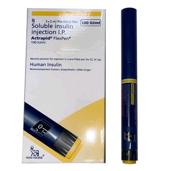 Actrapid 100IU/ml Flexpen (3ml Each)