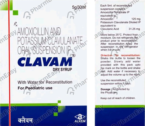 Clavam Dry Syrup 30ml