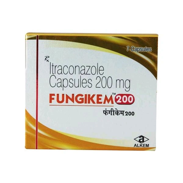 Fungikem 200 Mg Cap(7Cap)