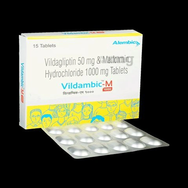 VILDAMBIC M 1000MG TAB (15 TAB)