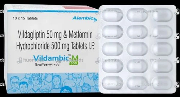 VILDAMBIC M 500MG TAB (15 TAB)