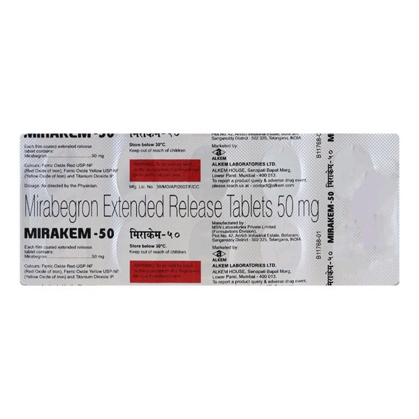 Mirakem 50mg Tab(10 Tab)
