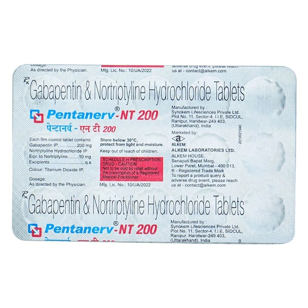 Pentanerv NT 200 Mg Tab(15 Tab)