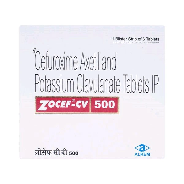 Zocef CV 500 Mg Tab(6 Tab)