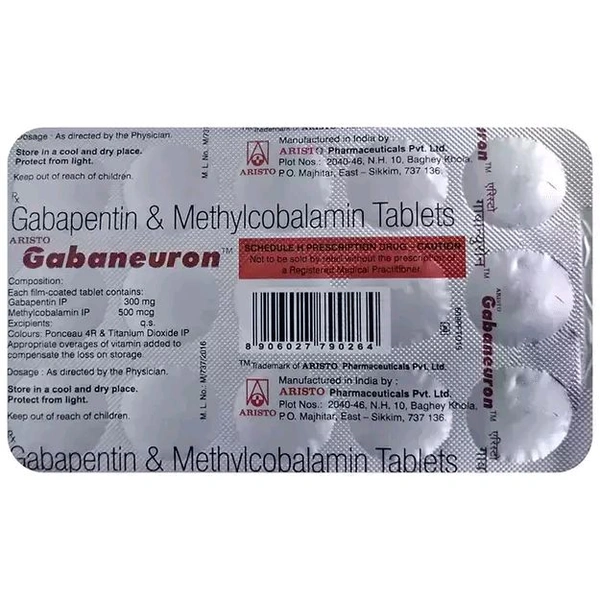 Gabaneuron 300 Mg Tab(15 Tab)
