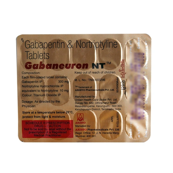 Gabaneuron NT 300 Mg Tab(15 Tab)