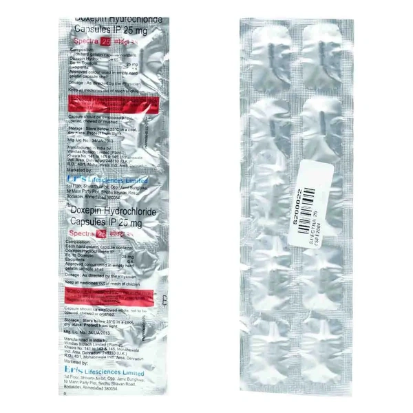 ERIS LIFESCIENCES PVT.LTD. Spectra 25Mgcap (10 Cap)