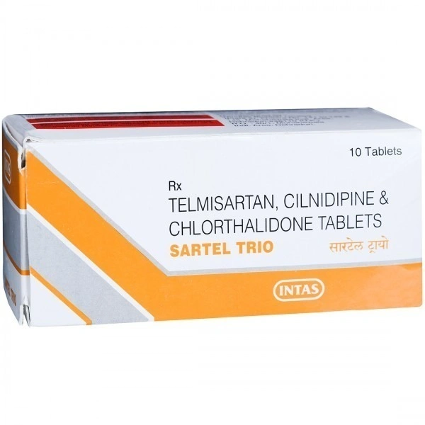INTAS PHARMACEUTICALS LTD. Sartel Trio Tab (10 Tab)