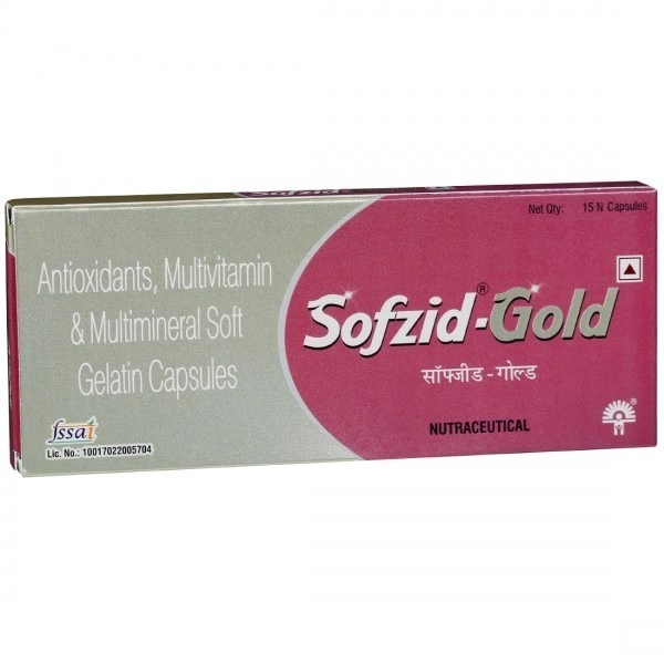 INDCHEMIE Sofzid Gold Cap (15 Cap)