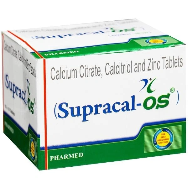 PHARMED MEDICARE PVT LTD Supracal Os Tab (10 Tab)