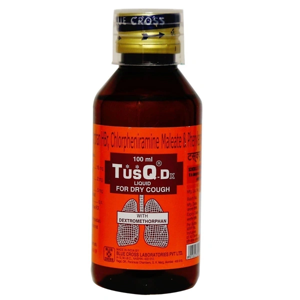 BLUE CROSS LABORATORIES LTD. Tusq Dx+ Syrup (100 Ml)