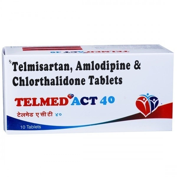 MEDLEY PHARMACEUTICALS Telmed Act 40Mg Tab (10 Tab)