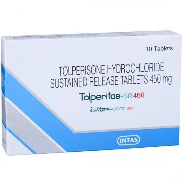 INTAS PHARMACEUTICALS LTD. Tolperitas Sr 450Mgtab (10 Tab)