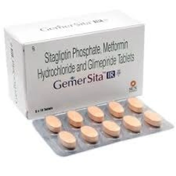 SUN PHARMA Gemer Sita Ir 50/500/1 Mg Tab (10 Tab)