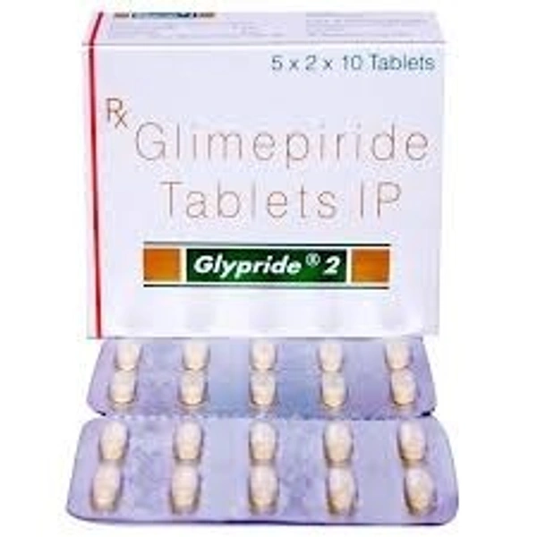 SUN PHARMA Glypride 2Mgtab (10 Tab)
