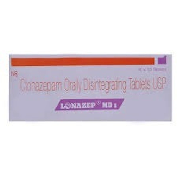 SUN PHARMA Lonazep Md 1Mgtab (10 Tab)