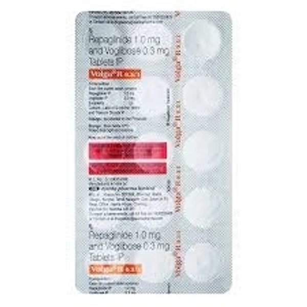 Ajanta Pharma Limited Volga R 0.3/1Mgtab (15 Tab)