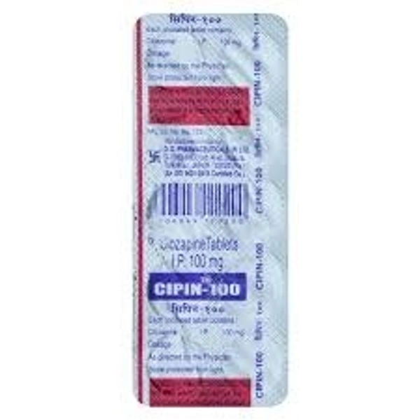 D.D. PHARMACEUTICALS Cipin 100Mgtab (10 Tab)