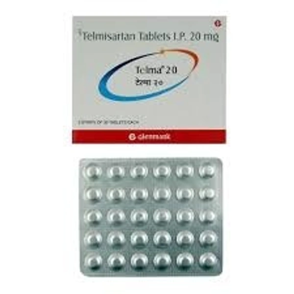 GLENMARK Telma 20Mgtab (30 Tab)