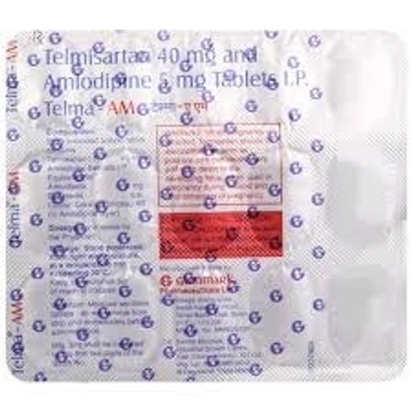GLENMARK Telma Am 40Mgtab (15 Tab)