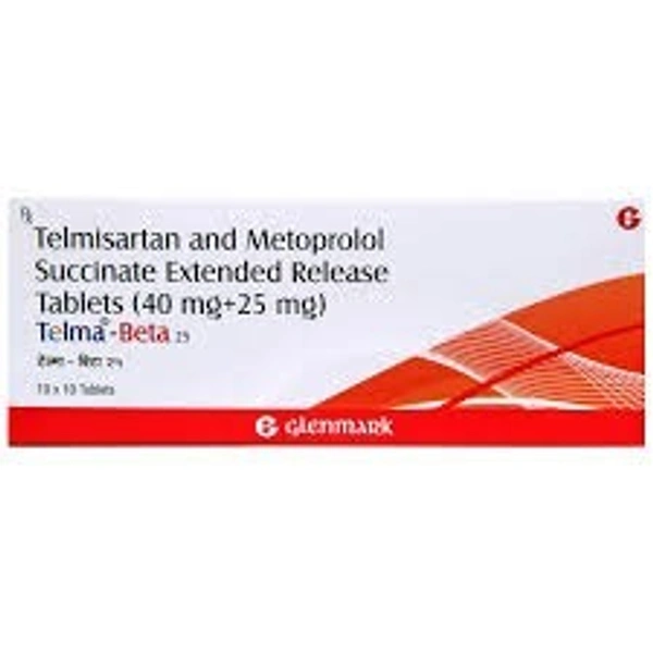 GLENMARK Telma Beta 25Mgtab (10 Tab)