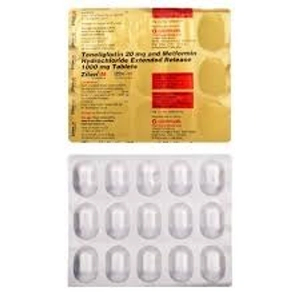 GLENMARK Ziten M 20/1000Mgtab (15 Tab)