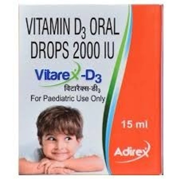 Adirex Pharmaceuticals Pvt Ltd Vitarex D3 Drops (15 Ml)