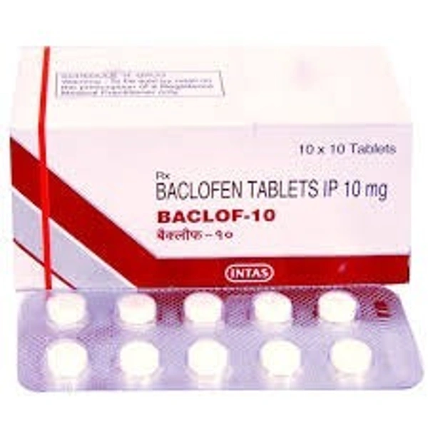 INTAS PHARMACEUTICALS LTD. Baclof 10Mgtab (10 Tab)